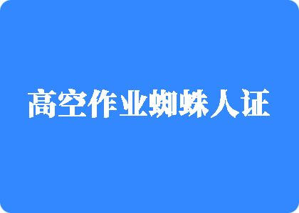 操老逼操东北妇女高空作业蜘蛛人证